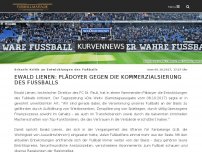 Bild zum Artikel: Ewald Lienen: 'Kriminelle DFB-Funktionäre und die Vermarktung machen alles kaputt'