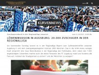 Bild zum Artikel: Löweninvasion in Augsburg: 20.000 Zuschauer in der Regionalliga