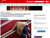 Bild zum Artikel: Niedersachsen-Wahl 2017 - Türkischstämmige und Muslime wollen AfD-Rechtspopulisten Einhalt gebieten