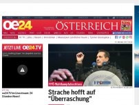 Bild zum Artikel: Strache hofft auf 'Überraschung'