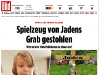 Bild zum Artikel: Opfer des Herne-Killers - Spielzeug von Jadens Grab gestohlen