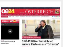 Bild zum Artikel: SPÖ-Politiker bezeichnet andere Parteien als 'Gfraster'