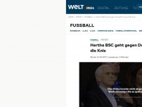 Bild zum Artikel: Protest: Hertha BSC geht gegen Donald Trump auf die Knie