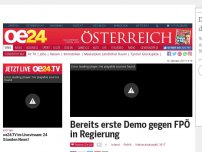 Bild zum Artikel: Bereits erste Demo gegen FPÖ in Regierung