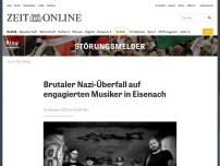 Bild zum Artikel: Brutaler Nazi-Überfall auf engagierten Musiker in Eisenach
