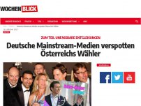 Bild zum Artikel: Deutsche Mainstream-Medien verspotten Österreichs Wähler