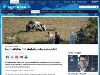 Bild zum Artikel: Investigativjournalistin auf Malta mit Bombe getötet