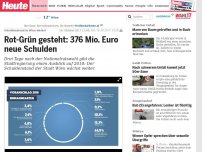 Bild zum Artikel: Schuldenstand in Wien wächst: Rot-Grün gesteht: 376 Mio. Euro neue Schulden