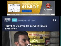 Bild zum Artikel: Flüchtling Omar wollte freiwillig zurück nach Syrien