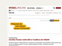Bild zum Artikel: Ex-Außenminister: Joschka Fischer sieht AfD in Tradition der NSDAP