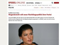 Bild zum Artikel: Konflikt bei der Linken: Wagenknecht will neue Flüchtlingspolitik ihrer Partei
