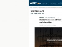 Bild zum Artikel: Stark gestiegene Preise: Hunderttausende können ihren Strom nicht mehr bezahlen