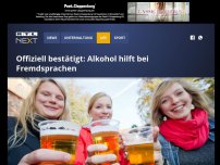 Bild zum Artikel: Offiziell bestätigt: Alkohol hilft bei Fremdsprachen