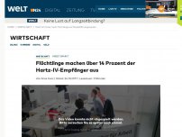 Bild zum Artikel: Arbeitsmarkt: Flüchtlinge machen über 14 Prozent der Hartz-IV-Empfänger aus