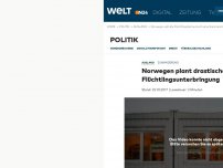 Bild zum Artikel: Zuwanderung: Norwegen plant drastische Änderung von Flüchtlingsunterbringung