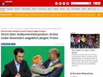 Bild zum Artikel: Berichte über heftige Attacken Özdemirs gegen Erdogan - Streit über Außenministerposten: Grüne Linke favorisiert angeblich Jürgen Trittin
