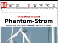 Bild zum Artikel: Windräder-Irrsin - Phantom-Strom