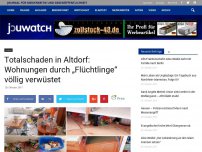 Bild zum Artikel: Totalschaden in Altdorf: Wohnungen durch „Flüchtlinge“ völlig verwüstet