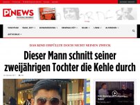 Bild zum Artikel: Das Kind erfüllte doch nicht seinen Zweck Dieser Mann schnitt seiner zweijährigen Tochter die Kehle durch