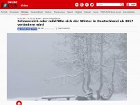 Bild zum Artikel: Schneereich oder mild? - Wie sich der Winter in Deutschland ab 2017 verändern wird
