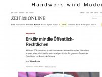 Bild zum Artikel: ARD und ZDF: Erklär mir die Öffentlich-Rechtlichen