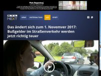 Bild zum Artikel: Das ändert sich zum 1. Novemver 2017: Bußgelder im Straßenverkehr werden jetzt richtig teuer