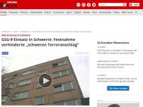 Bild zum Artikel: GSG-9-Einsatz in Schwerin - De Maizière: Festnahme hat 'schweren Terroranschlag' verhindert