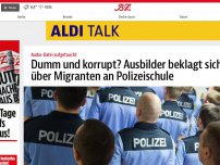 Bild zum Artikel: Dumm und korrupt? Anonyme Vorwürfe gegen Migranten an Polizeischule