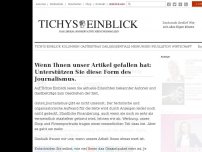 Bild zum Artikel: Politisch gewollte Staatsverwahrlosung