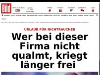 Bild zum Artikel: Urlaub für Nichtraucher - Wer bei dieser Firma nicht qualmt, kriegt länger frei 