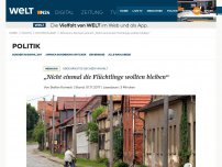 Bild zum Artikel: Abgehängtes Sachsen-Anhalt: 'Nicht einmal die Flüchtlinge wollten bleiben'