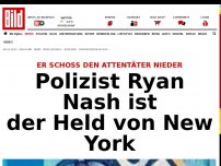 Bild zum Artikel: Er schoss Täter nieder - Polizist Ryan Nash ist der Held von New York