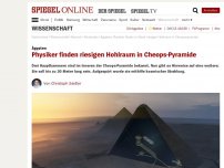 Bild zum Artikel: Ägypten: Physiker finden riesigen Hohlraum in Cheops-Pyramide