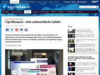 Bild zum Artikel: Umstrittenes Antibiotikum: Ciprofloxacin - unterschätzte Gefahr