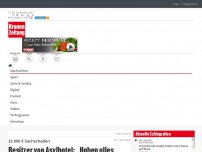 Bild zum Artikel: Besitzer von Asylhotel: „Haben alles mitgenommen“