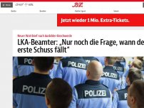 Bild zum Artikel: LKA-Beamter: „Nur noch die Frage, wann der erste Schuss fällt“