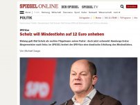 Bild zum Artikel: SPD-Vize: Scholz will Mindestlohn auf 12 Euro anheben