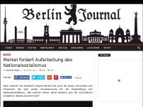 Bild zum Artikel: Angela Merkel fordert Aufarbeitung des Nationalsozialismus