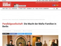 Bild zum Artikel: Parallelgesellschaft: Die Macht der Mafia-Familien in Berlin