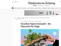 Bild zum Artikel: Paradise Papers kompakt - die Übersicht für Eilige