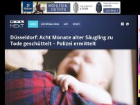 Bild zum Artikel: Düsseldorf: Acht Monate alter Säugling zu Tode geschüttelt – Polizei ermittelt