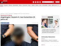 Bild zum Artikel: Sexualmord in Freiburg - Angeklagter Hussein K. laut Gutachten 25 Jahre alt