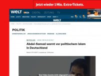 Bild zum Artikel: Abdel-Samad warnt vor politischem Islam in Deutschland