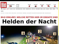 Bild zum Artikel: Die Helden der Nacht - BILD erklärt, welche Retter hier im Einsatz sind