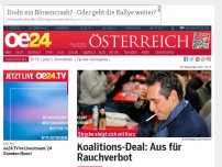 Bild zum Artikel: Koalitions-Deal: Aus für Rauchverbot