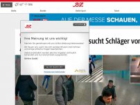 Bild zum Artikel: Fünf gegen zwei: Polizei sucht Schläger vom Alexanderplatz