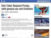 Bild zum Artikel: Elvis' Enkel, Benjamin Presley, sieht genauso aus sein Großvater