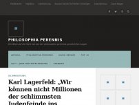 Bild zum Artikel: Karl Lagerfeld: „Wir können nicht Millionen der schlimmsten Judenfeinde ins Land holen“