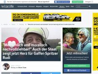 Bild zum Artikel: 'Menschlich und moralisch nachvollziehbar!' Auch der Staat zeigt jetzt Herz für Gaffer-Spritzer Rudi