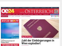 Bild zum Artikel: Zahl der Einbürgerungen in Wien explodiert